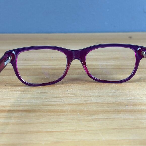 RayBan RB 1555 3666 Eyeglasses Violet On Fuxia Fluo Acetate Frame Only 46-16 125 - Picture 2 of 7